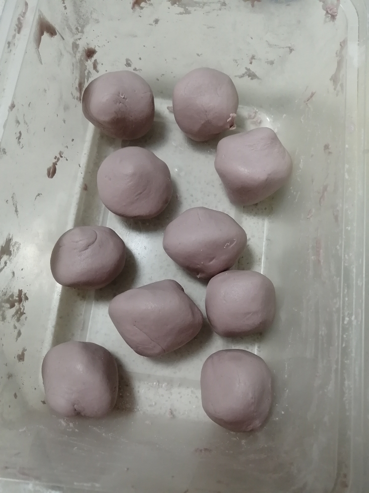 紫薯饼.纯素的做法 步骤5