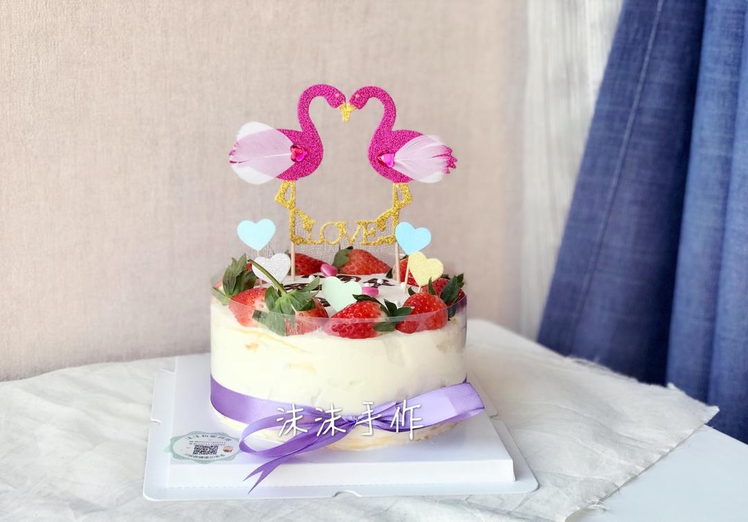 《Tinrry+》草莓奶油蛋糕（8寸配方）