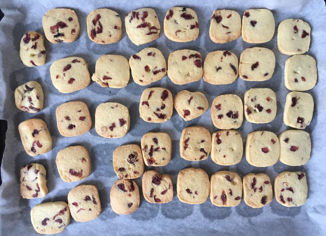 低糖少油版蔓越莓饼干