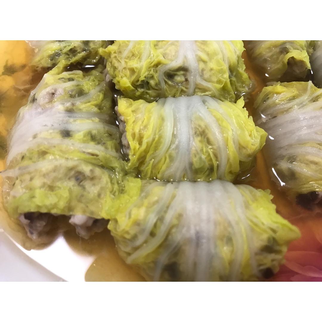 瑶柱娃娃菜卷
