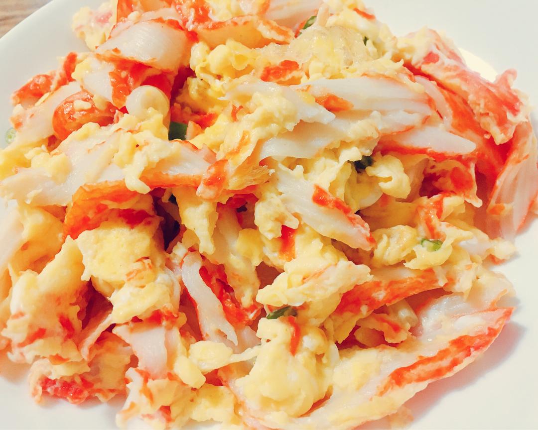 无敌好吃的蟹柳煎蛋的做法