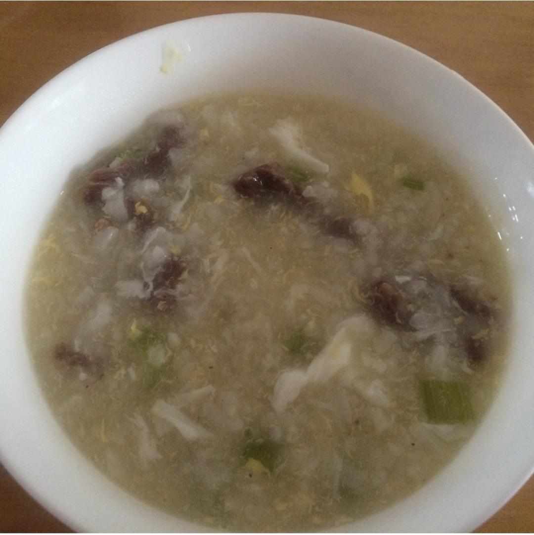 牛肉滑蛋粥