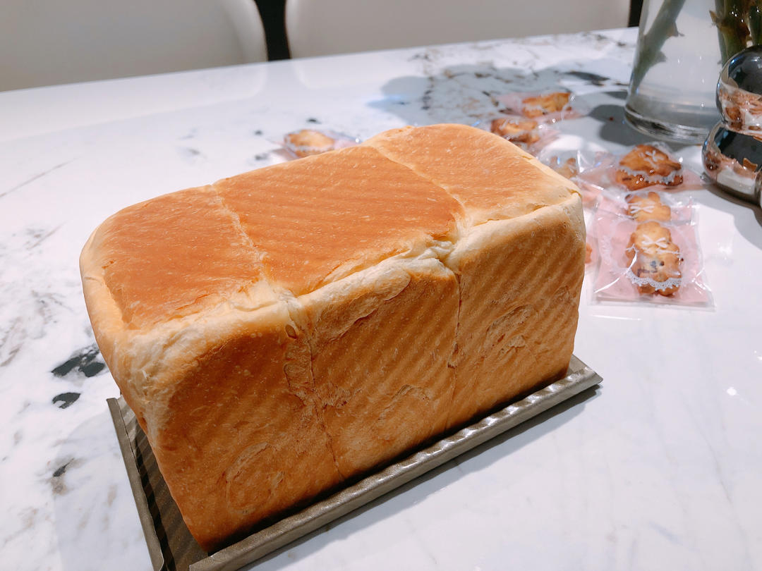 水合法一次发酵吐司（适合没有面包机，厨师机们）