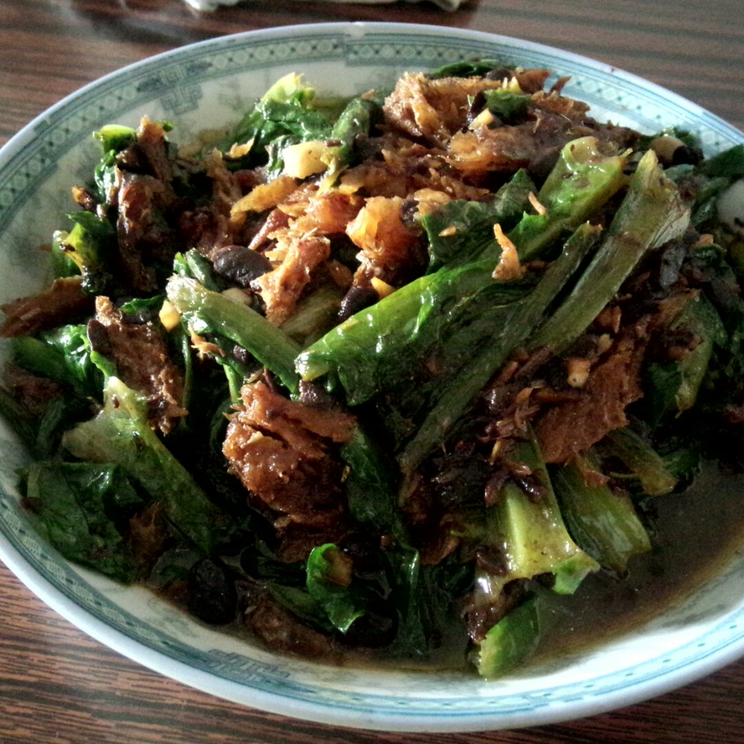 豆豉鲮鱼油麦菜