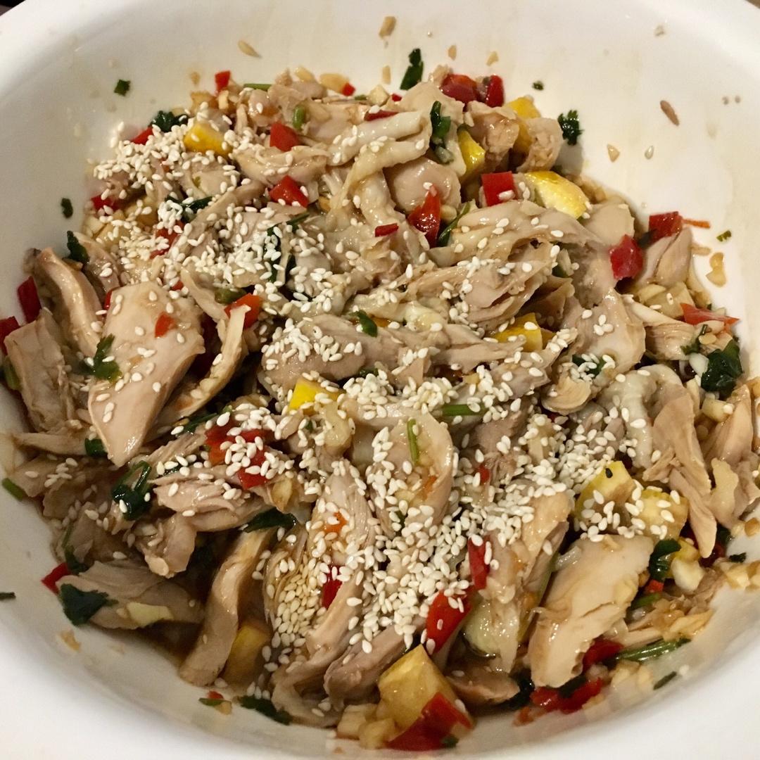 家庭版的手撕鸡