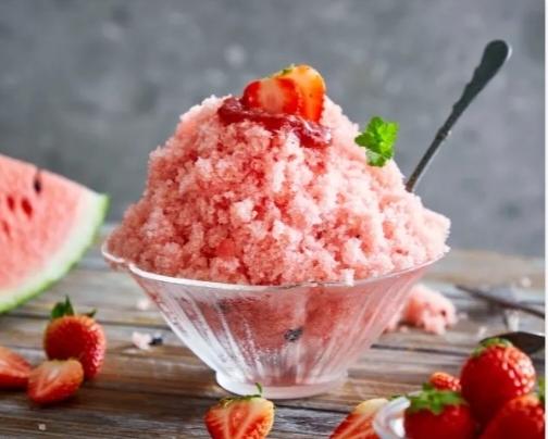 草莓西瓜冰沙（夏日冰品）美善品小美食谱