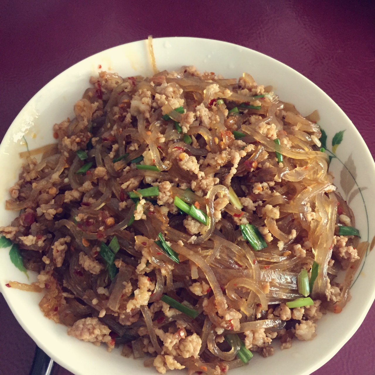 蚂蚁上树（红薯粉）