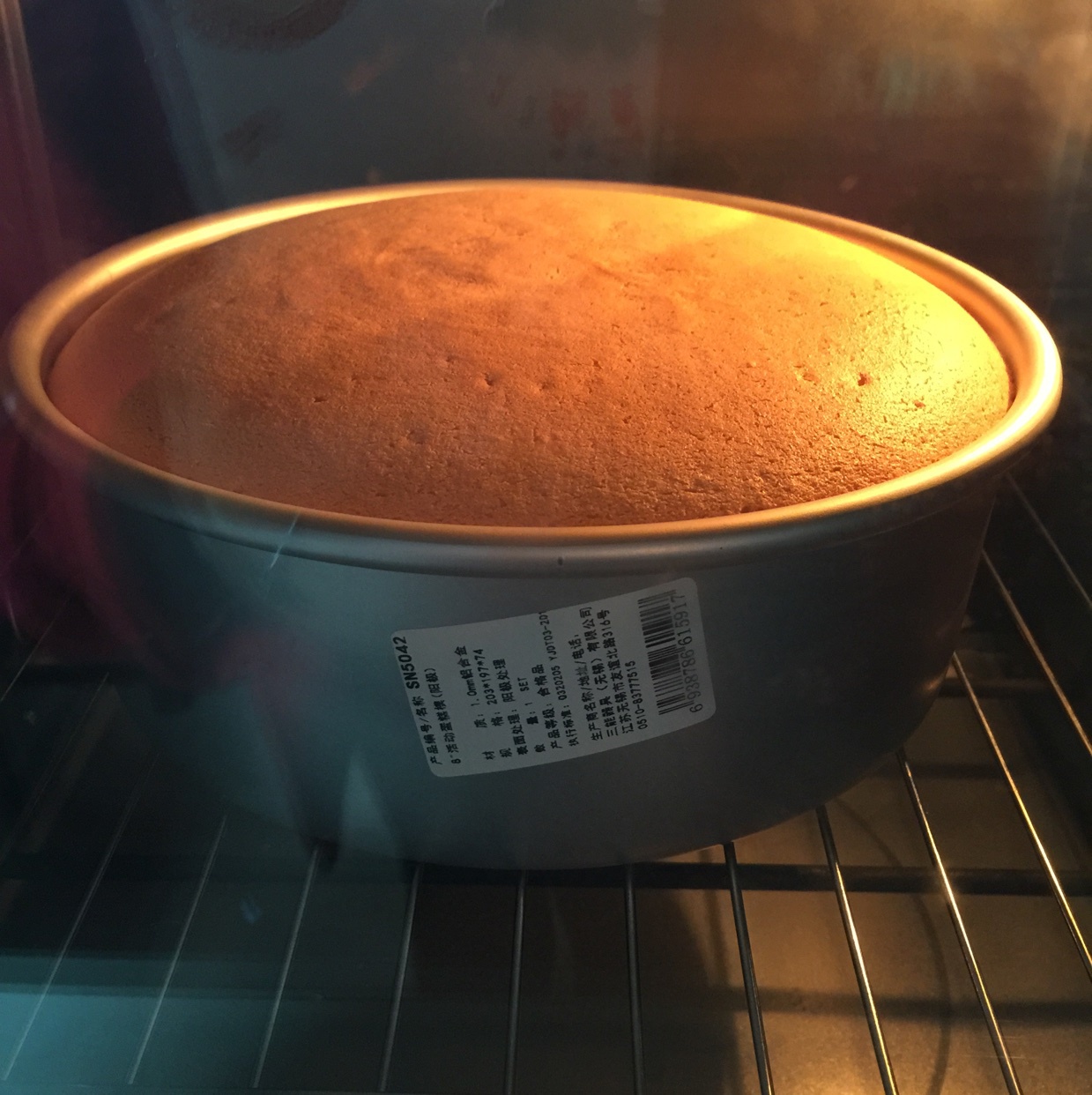 6寸戚风蛋糕（2蛋）