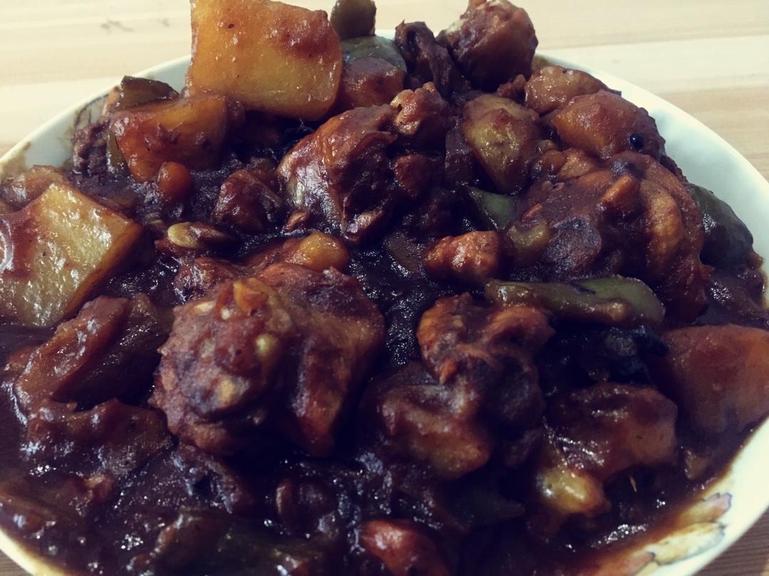 土豆烧鸡腿