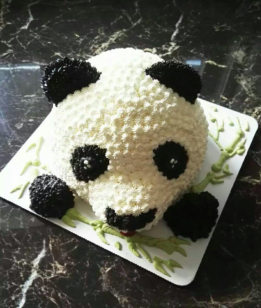 熊猫奶油蛋糕