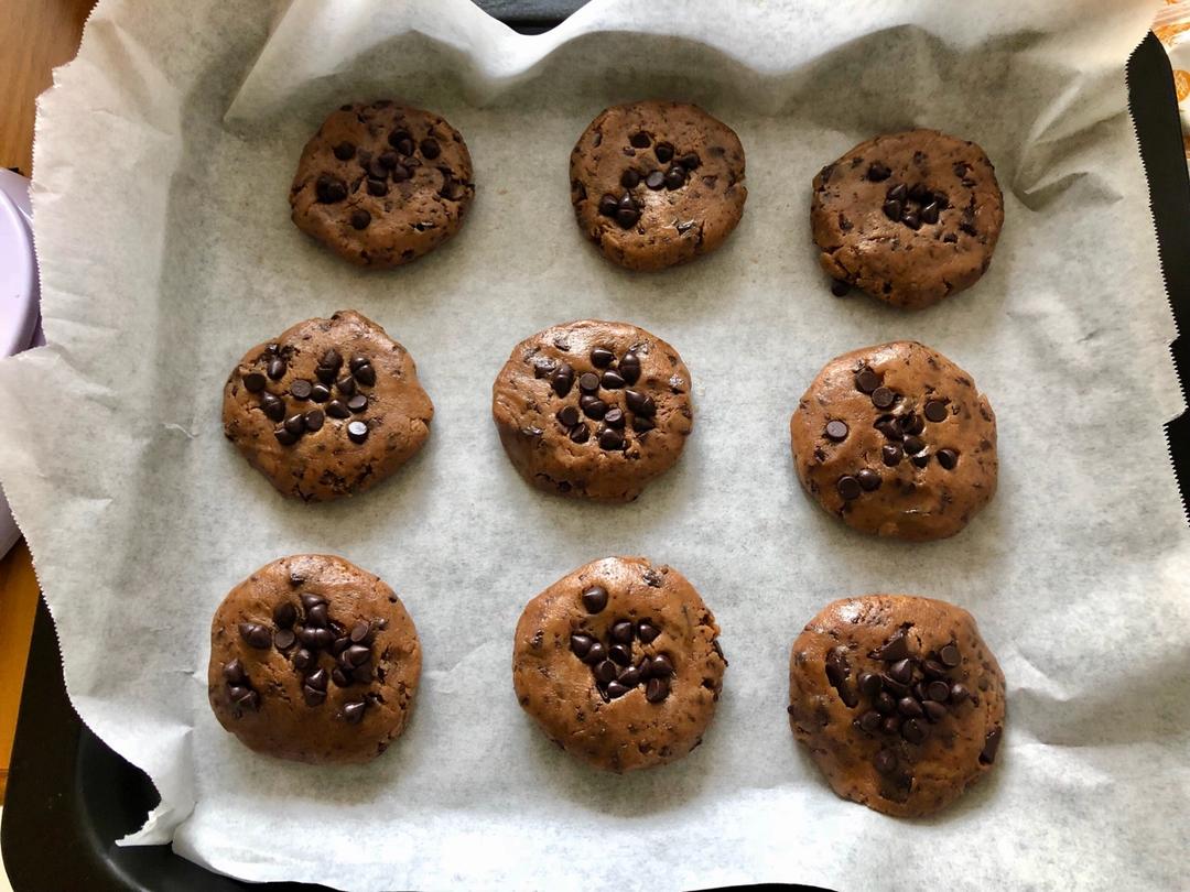 香草海盐巧克力大曲奇