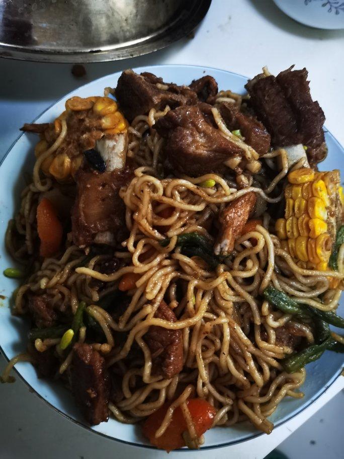 豆角排骨焖面￨真的无敌好吃