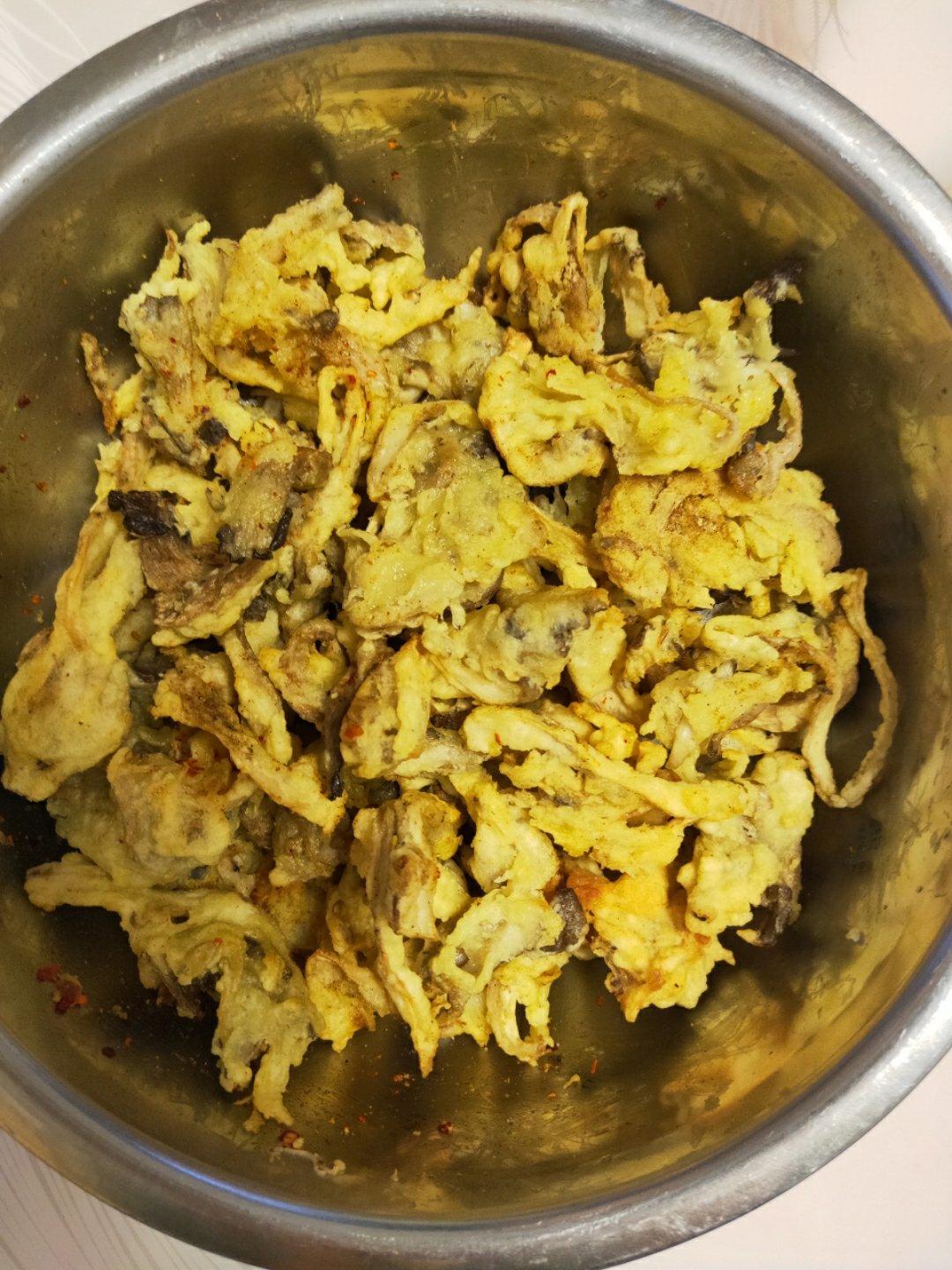 椒盐蘑菇-超好吃的下酒菜