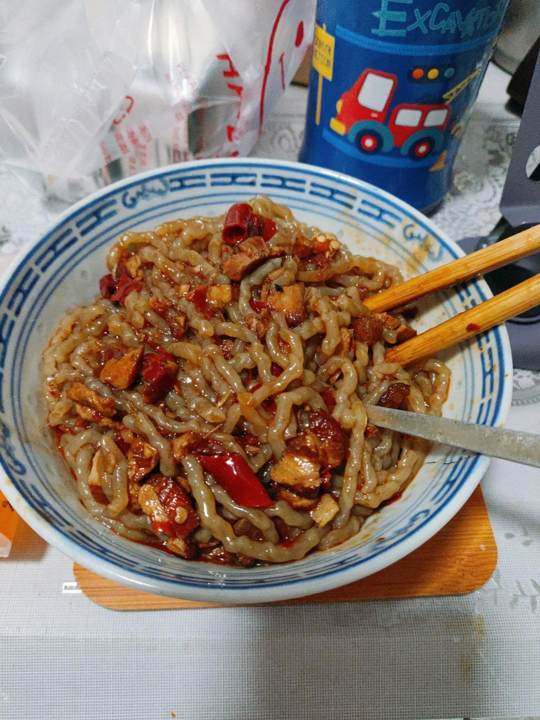 蚂蚁上树——肉沫粉条