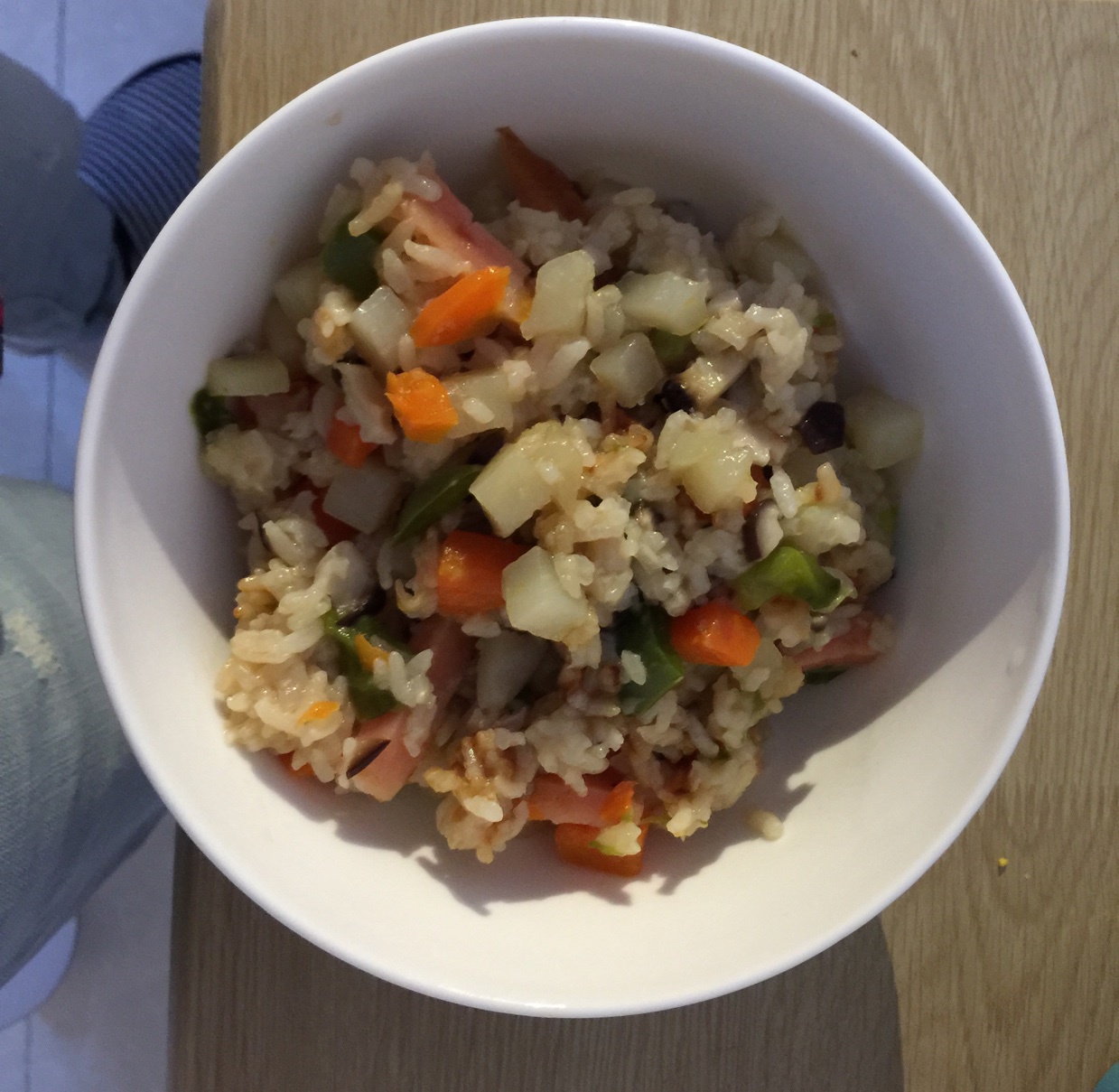 色彩斑斓之懒人版电饭锅闷饭