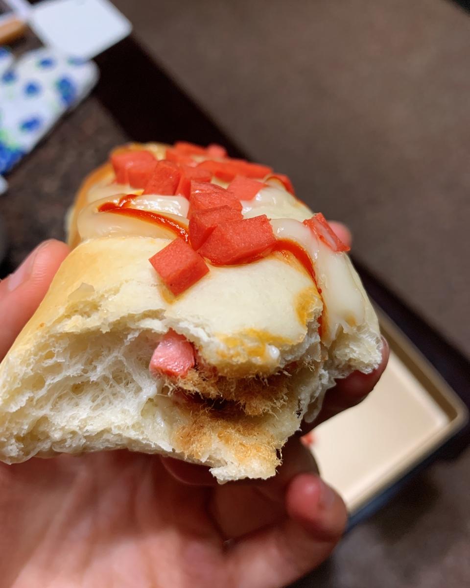 香葱火腿肉松面包