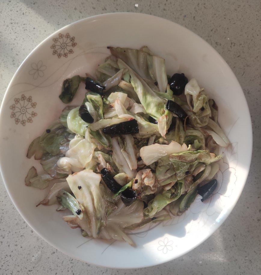 下饭菜系列七“炝炒莲花白”