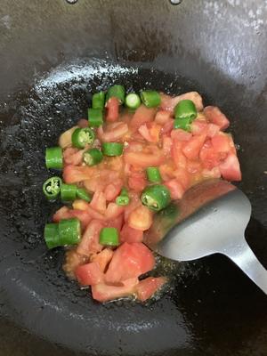 番茄毛豆肉末的做法 步骤4