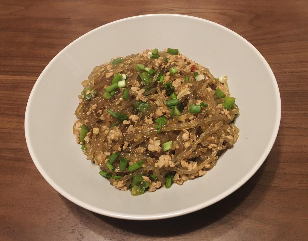 肉末炒粉丝