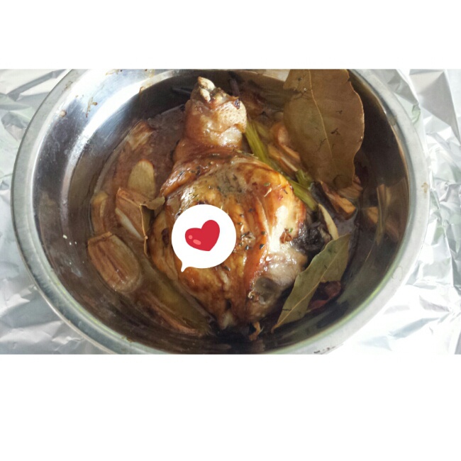 香蒜蕃茄烤鸡腿