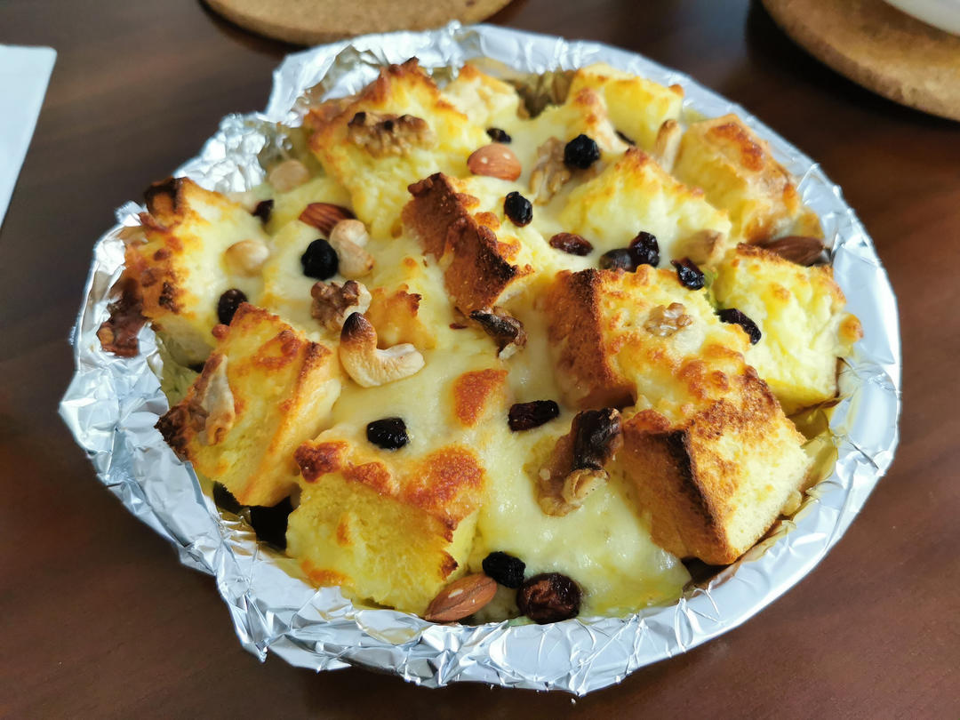 焗烤蔓越梅吐司布丁