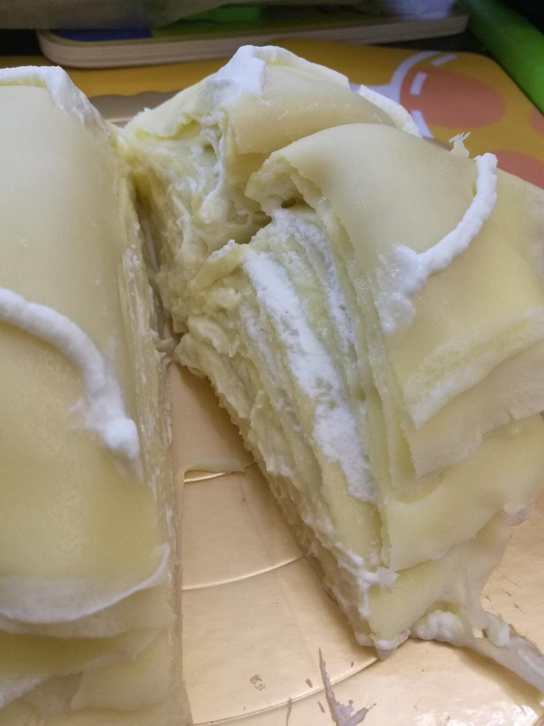 榴莲千层蛋糕（简单易成功）