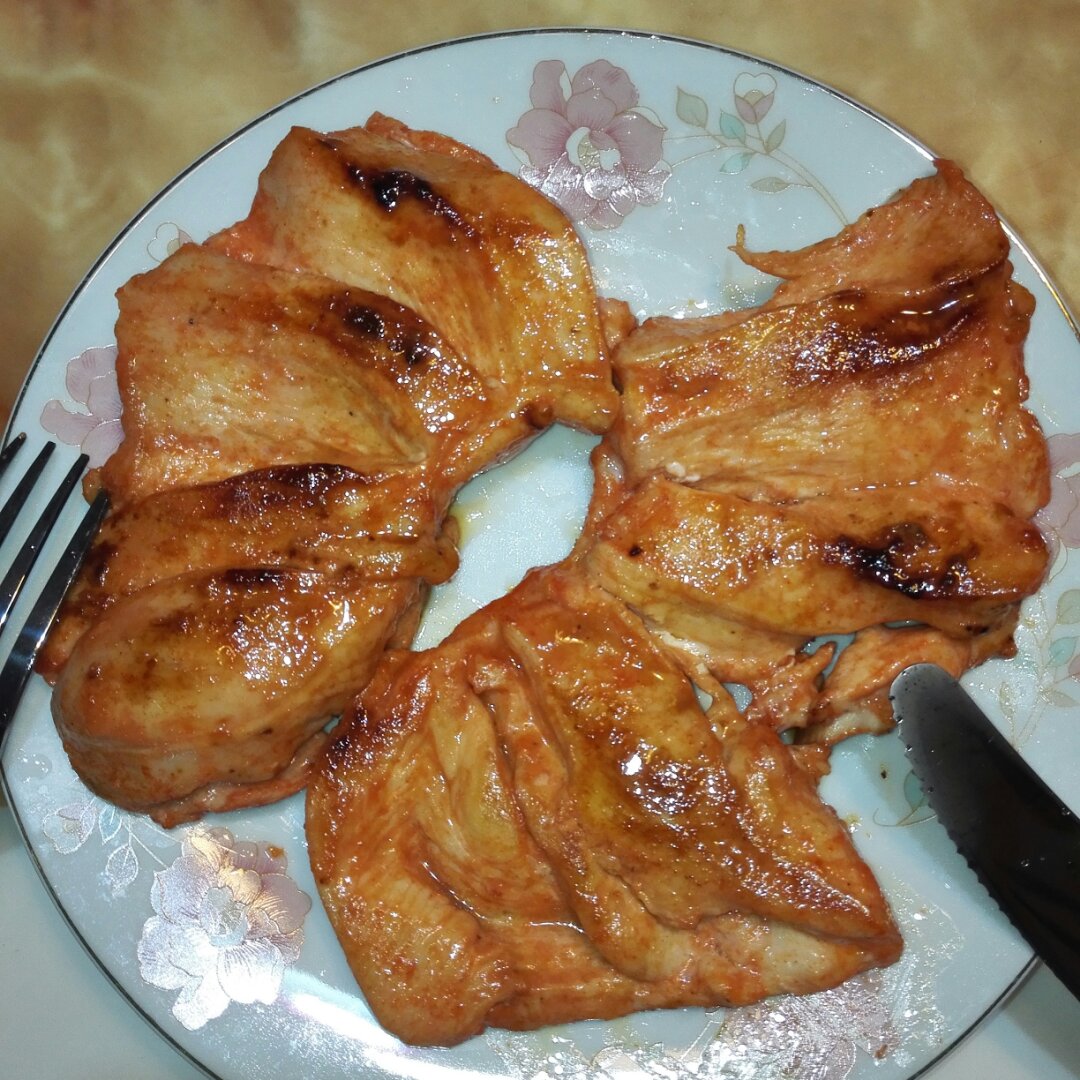 超级入味、快手、简单、方便的新奥尔良口味嫩煎鸡胸