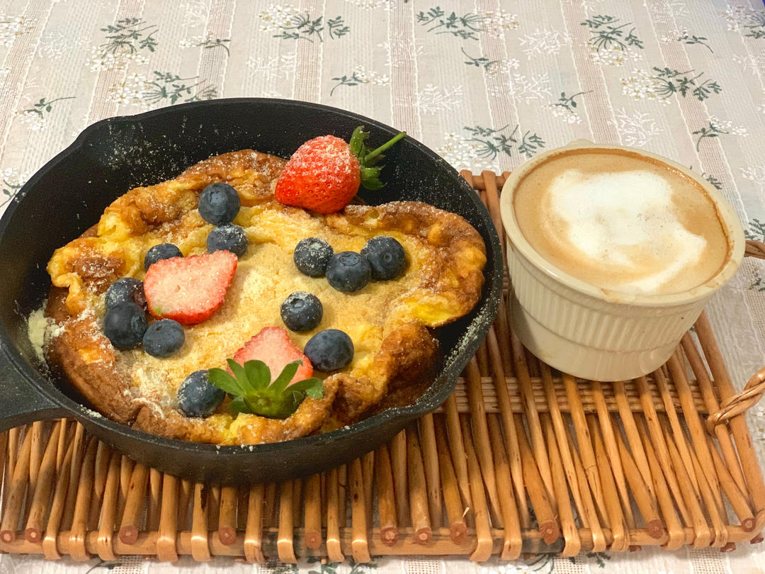荷兰松饼㊙️附烤碗制作方法🔥没有铸铁锅也能做的荷兰宝贝