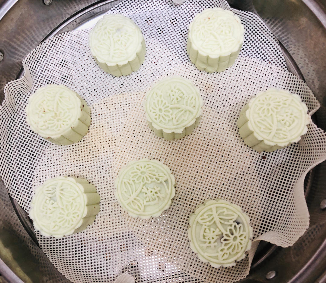 免烤箱不塌陷的西米水晶月饼