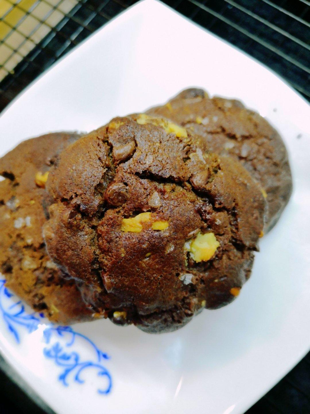 摩卡榛仁海盐大Cookie