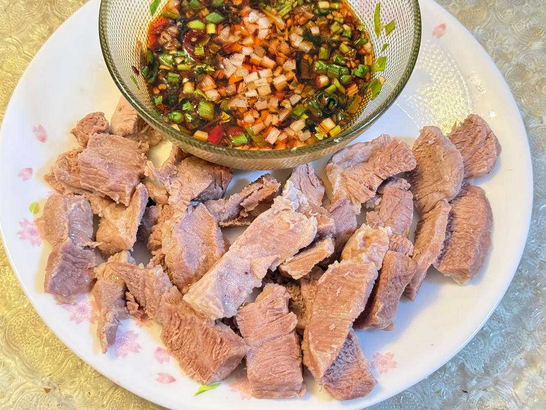 清蒸梅花肉的做法