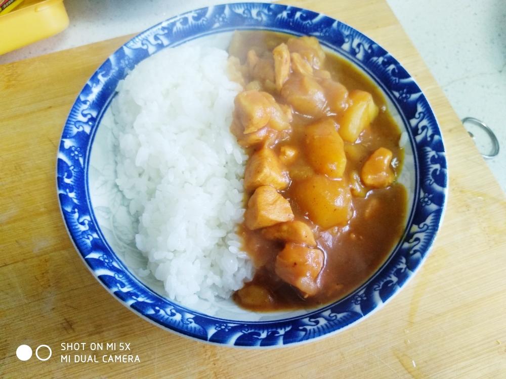 咖喱鸡肉饭的做法