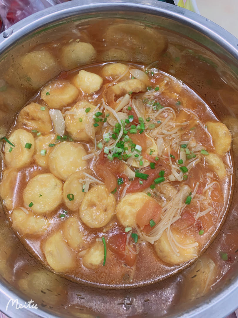 金针菇烧日本豆腐