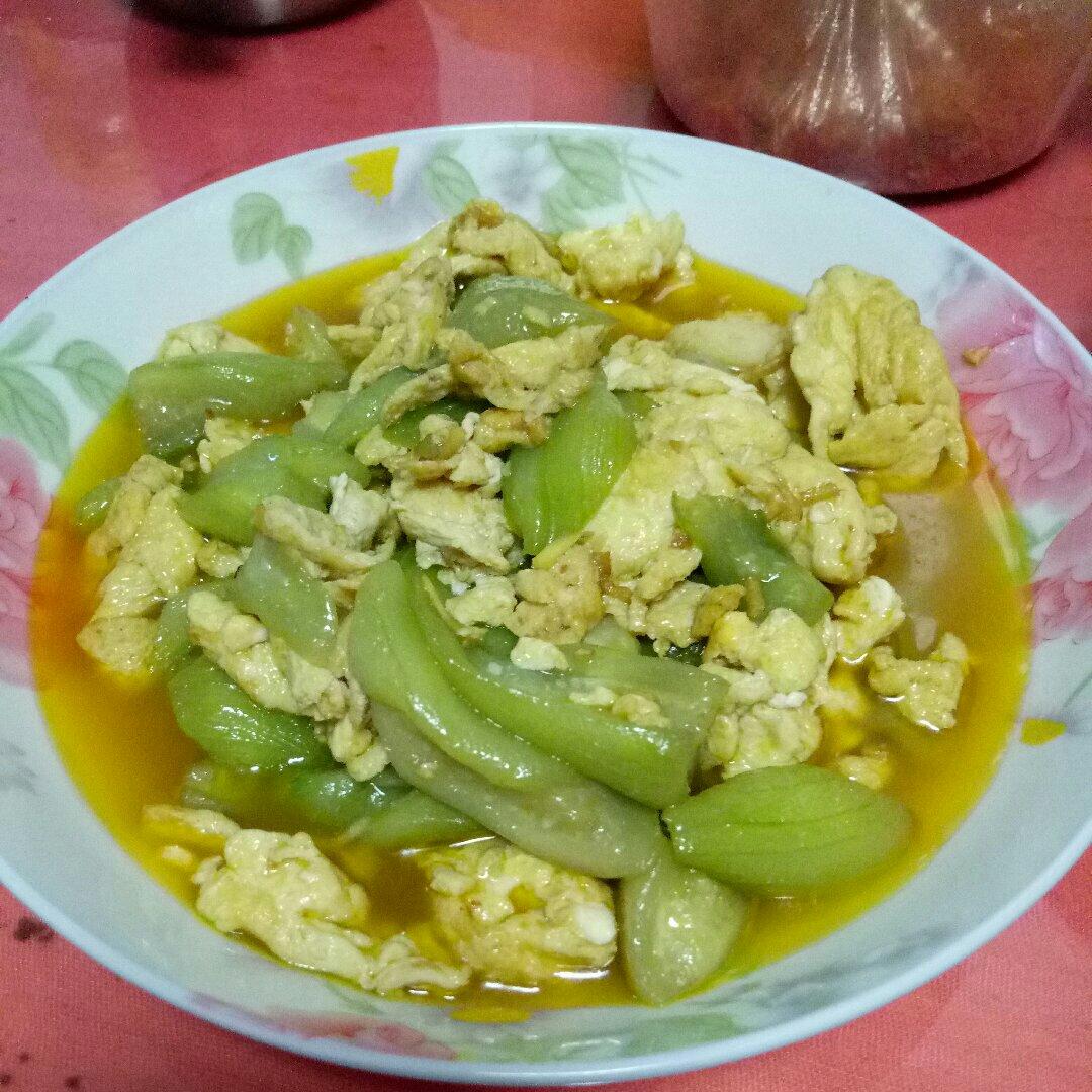 丝瓜炒蛋