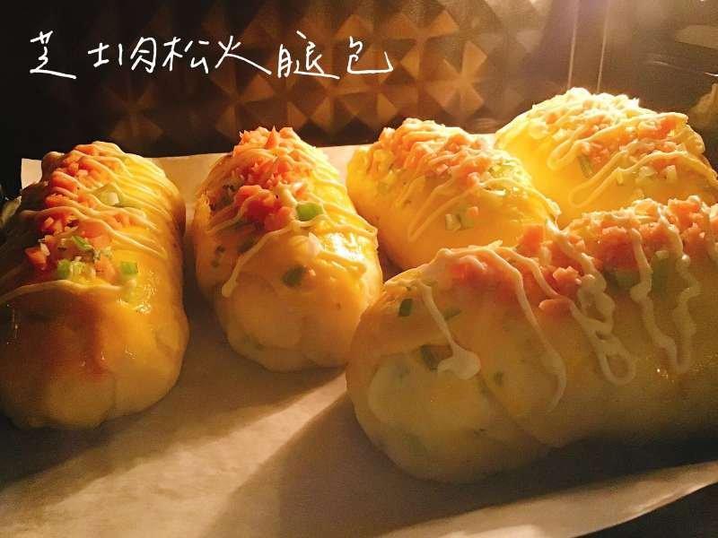 香葱火腿肉松面包