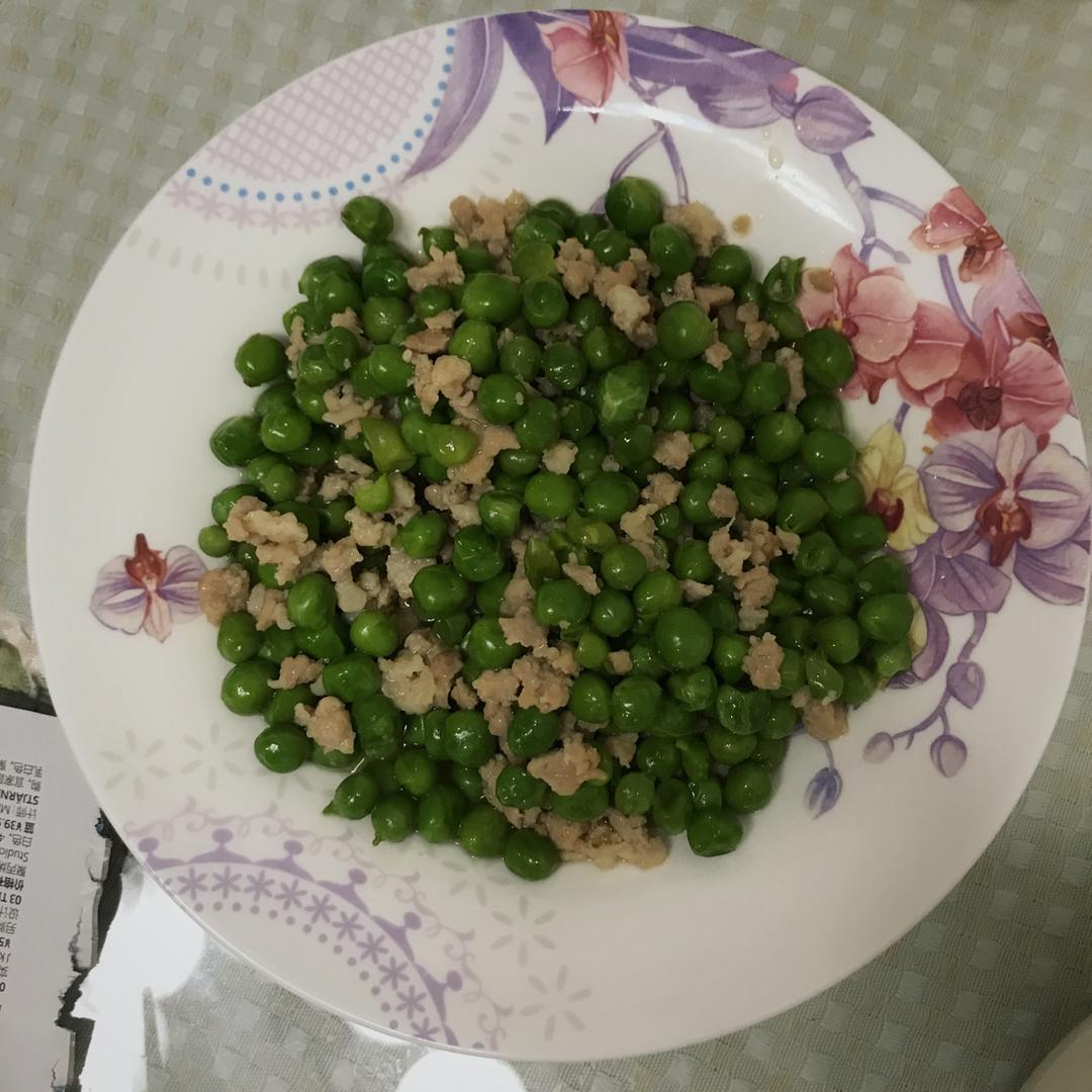 肉末豌豆