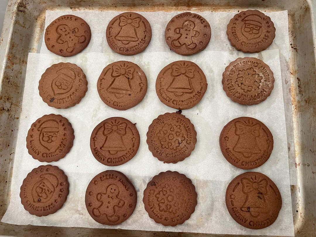 【圣诞】法式姜饼人饼干~姜糖饼干