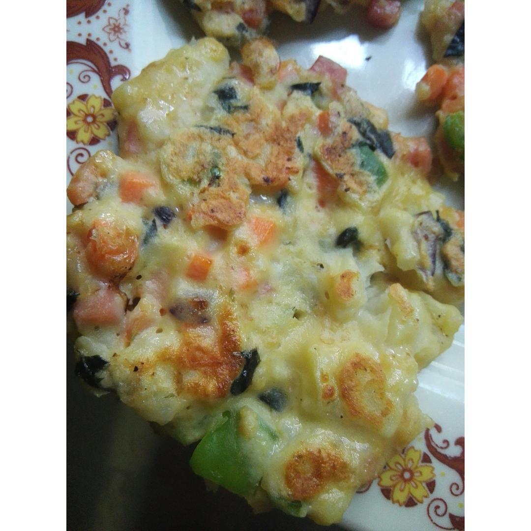 自制土豆火腿饼
