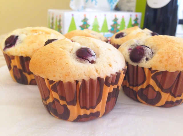 鲜奶油蓝莓纸杯蛋糕 Blueberry Crème  fraîche cupcake