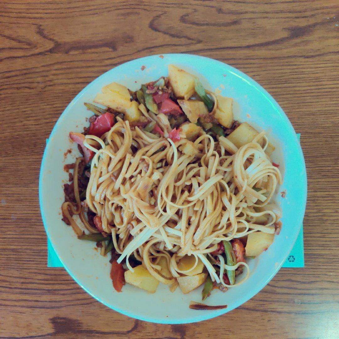 简单好吃的河南特色蒸素挂面