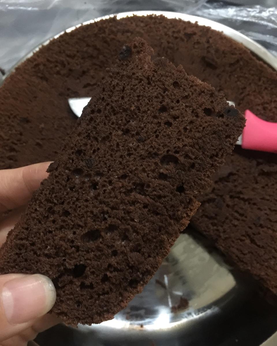 巧克力戚风蛋糕