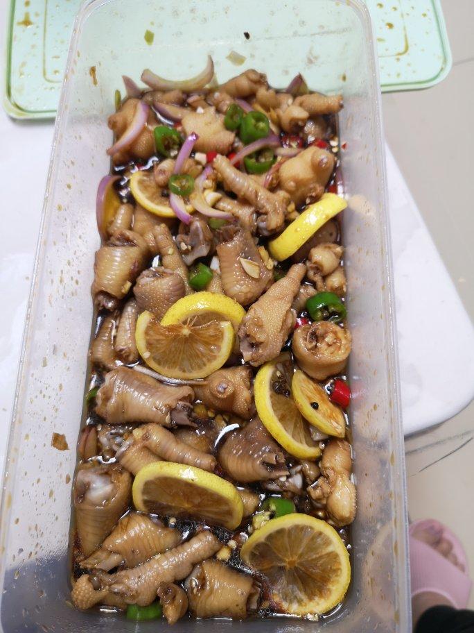 【柠檬酸辣鸡爪】自制超级无敌美味的网红鸡爪