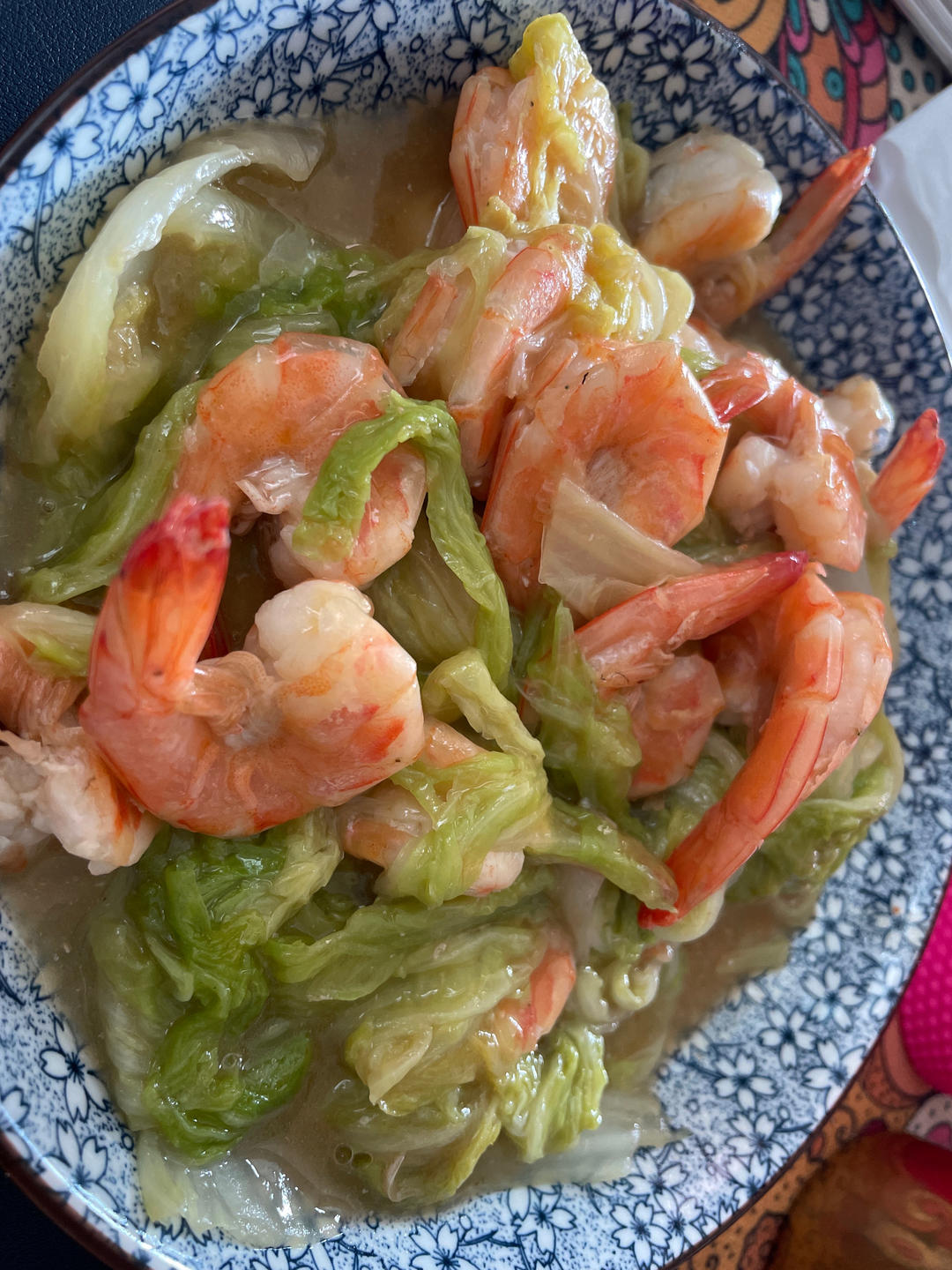大虾炖白菜