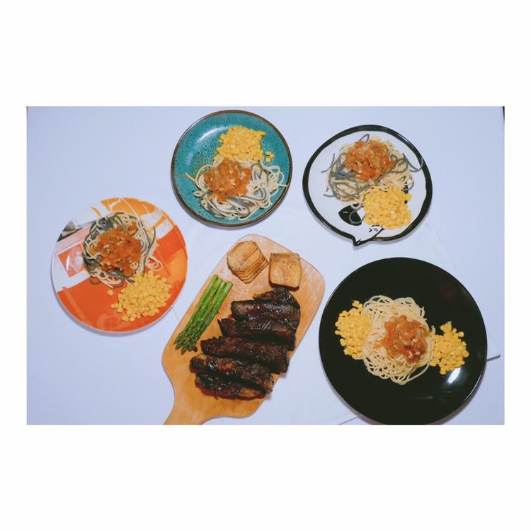 培根番茄意大利面