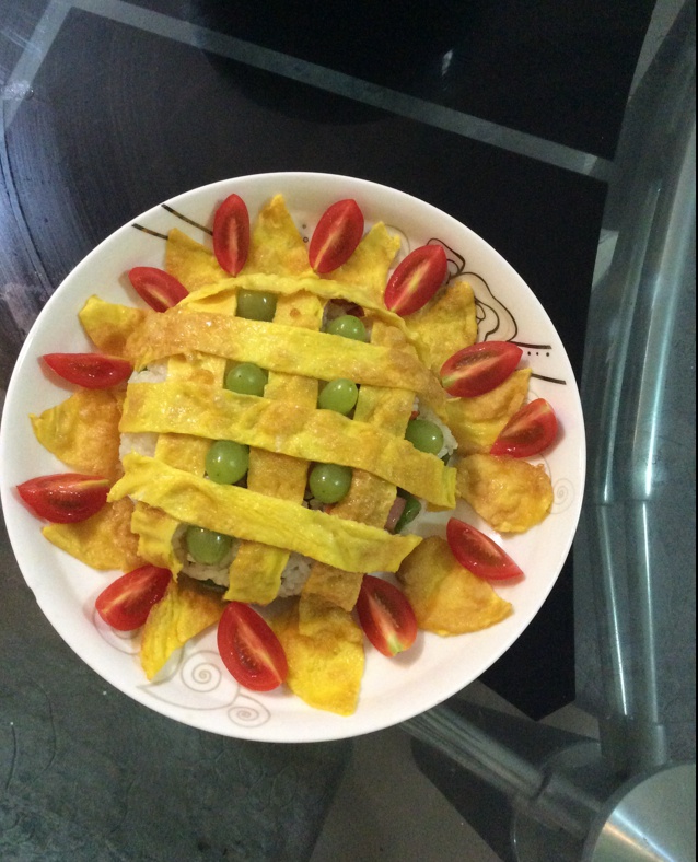 向日葵肉丁炒饭