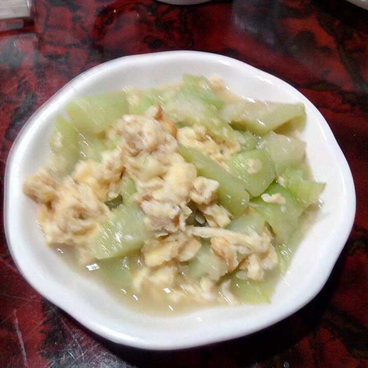 丝瓜炒鸡蛋