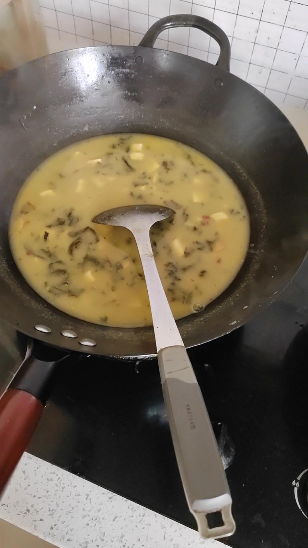 芝麻叶豆腐汤
