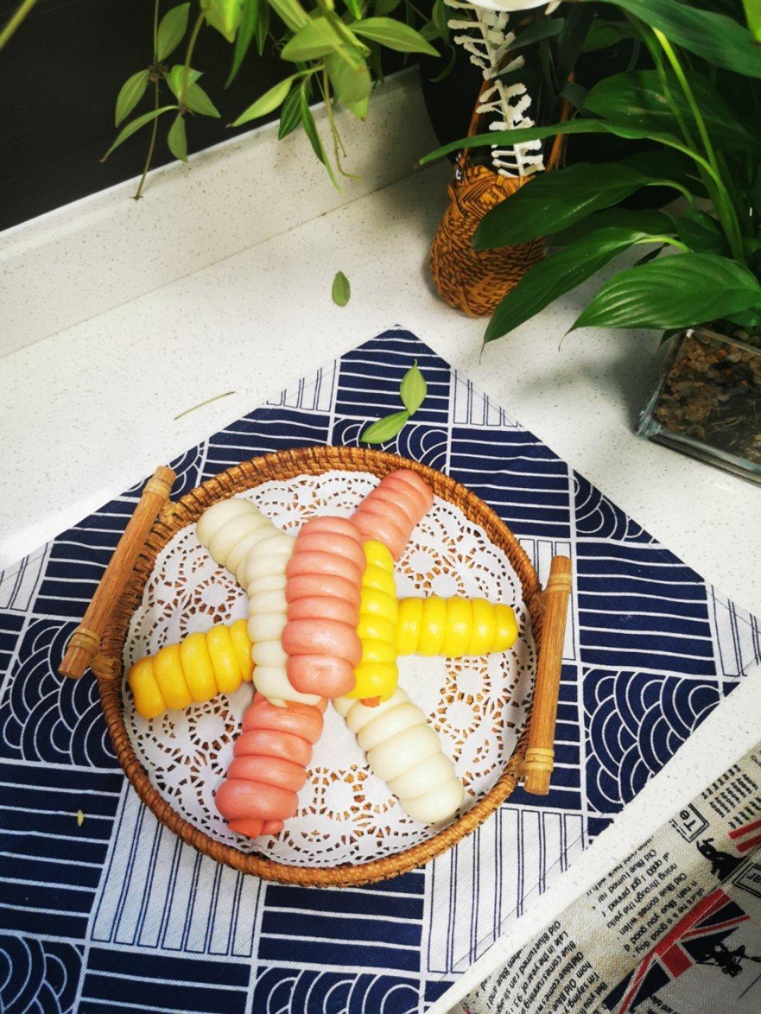 抹茶红豆包