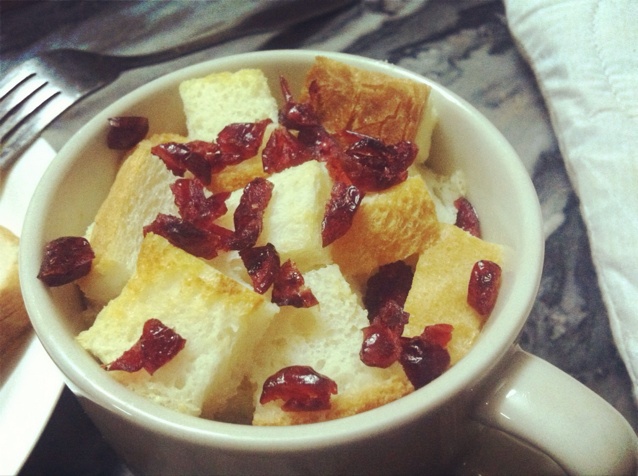 焗烤蔓越梅吐司布丁