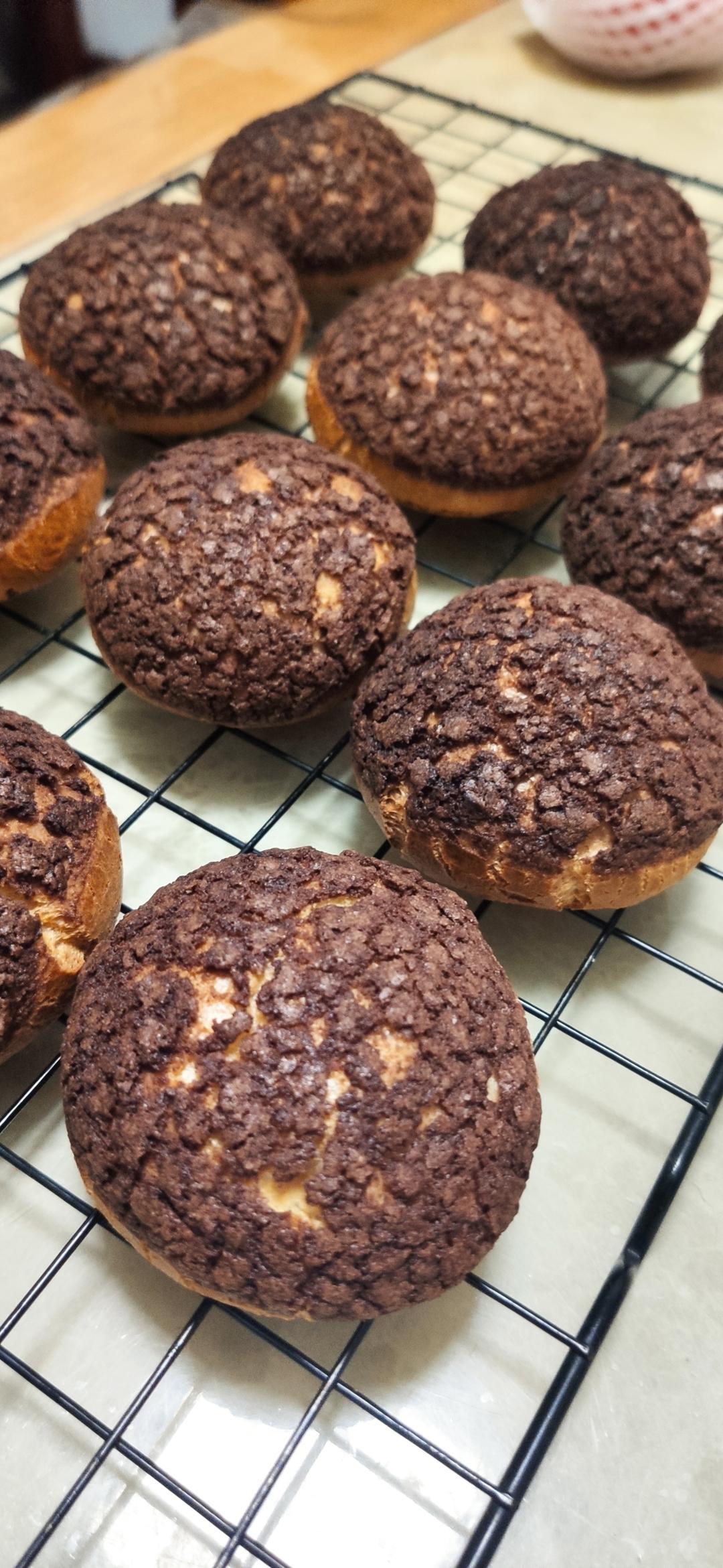 完美酥皮大泡芙｜少油｜详细教程｜3种口味｜原味｜抹茶｜可可｜泡芙常见问题汇总